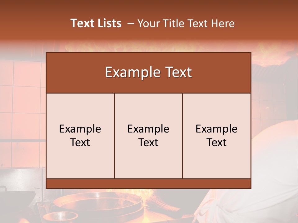 Gourmet Hard Culinary PowerPoint Template