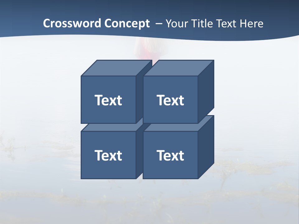 Red Dress Pleasure Sunlight PowerPoint Template