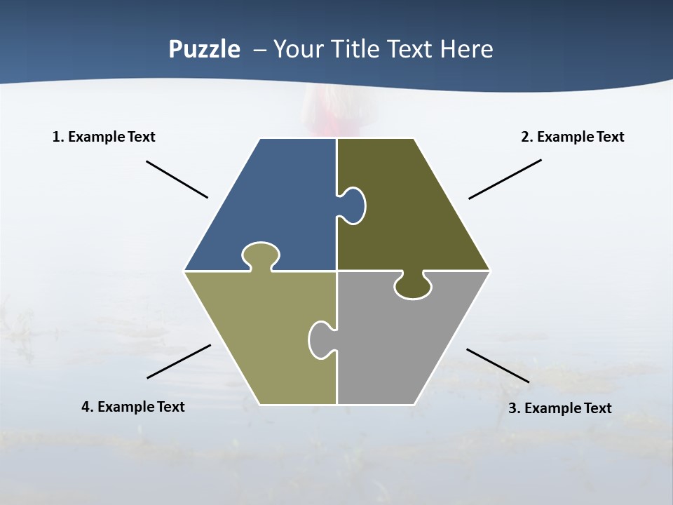 Red Dress Pleasure Sunlight PowerPoint Template