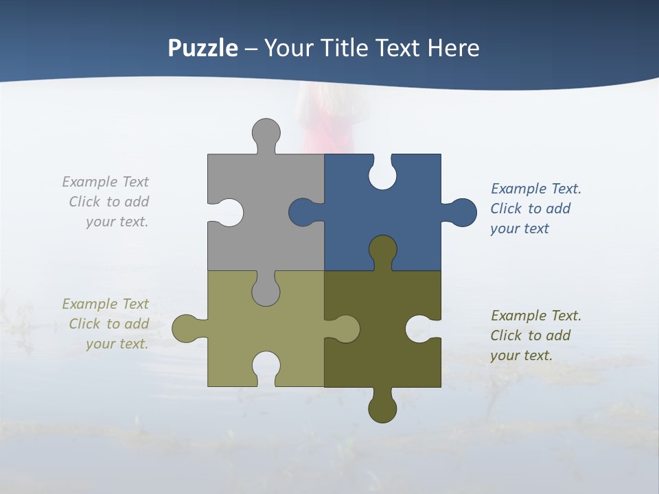 Red Dress Pleasure Sunlight PowerPoint Template