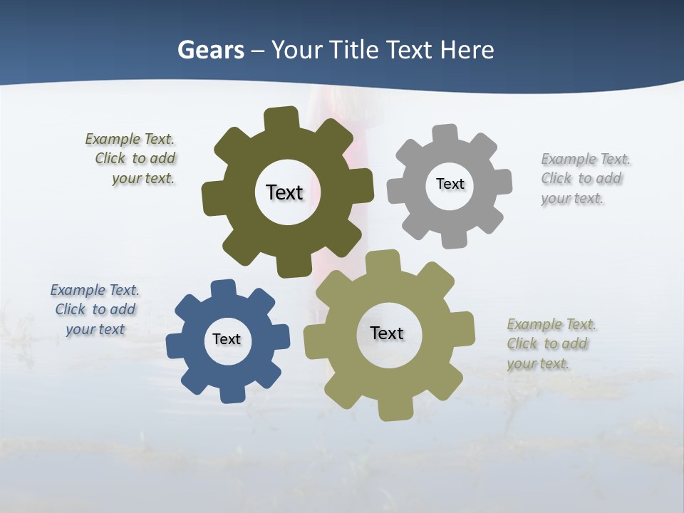 Red Dress Pleasure Sunlight PowerPoint Template