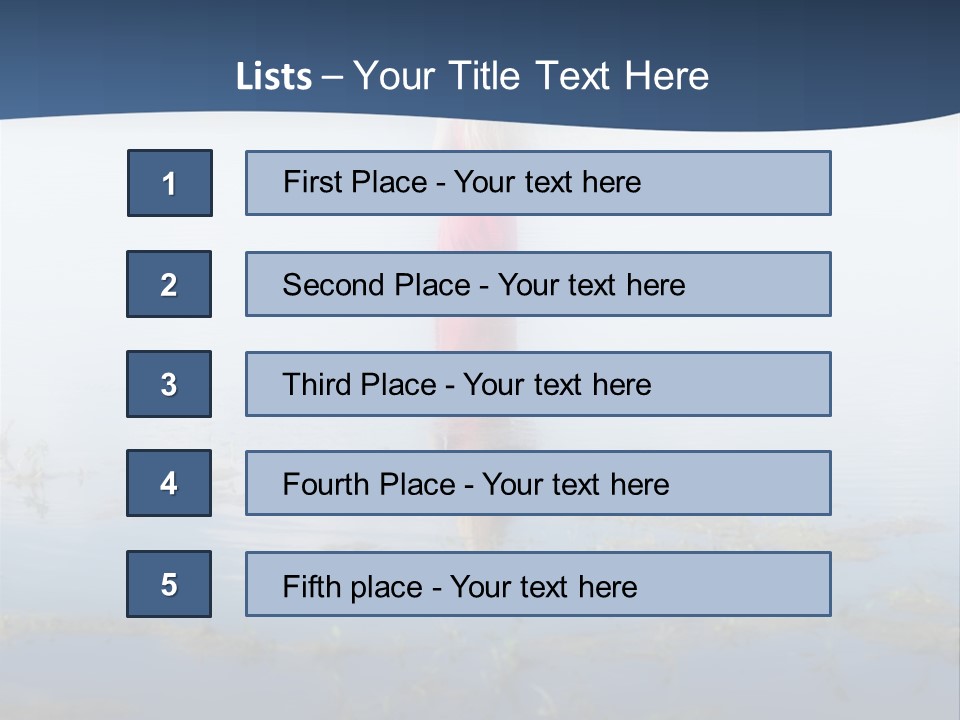 Red Dress Pleasure Sunlight PowerPoint Template