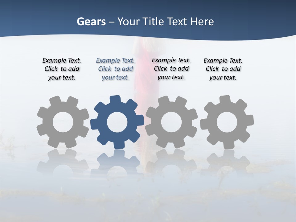 Red Dress Pleasure Sunlight PowerPoint Template