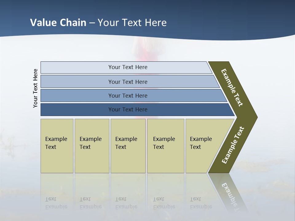 Red Dress Pleasure Sunlight PowerPoint Template