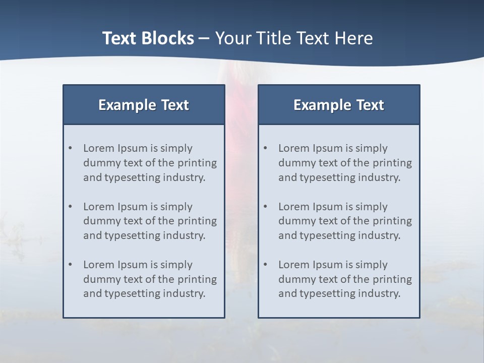 Red Dress Pleasure Sunlight PowerPoint Template