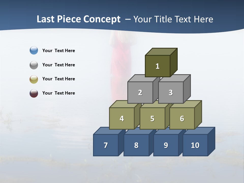 Red Dress Pleasure Sunlight PowerPoint Template