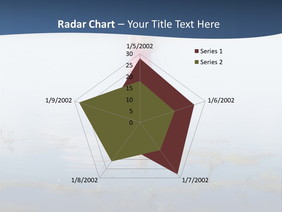 Red Dress Pleasure Sunlight PowerPoint Template