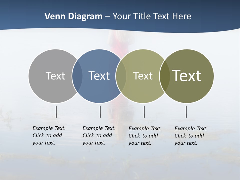 Red Dress Pleasure Sunlight PowerPoint Template