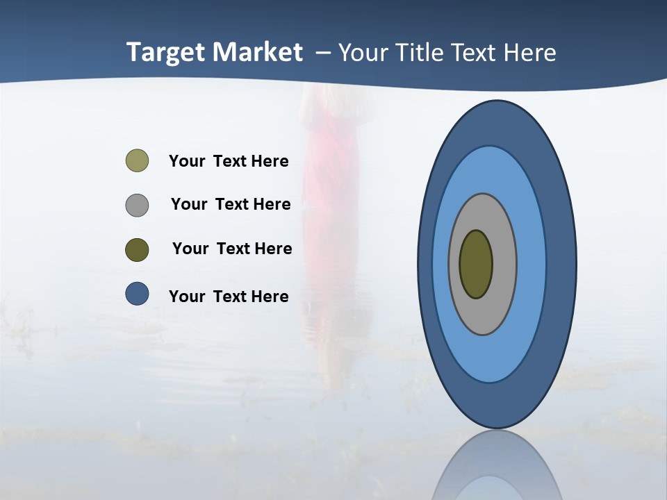 Red Dress Pleasure Sunlight PowerPoint Template