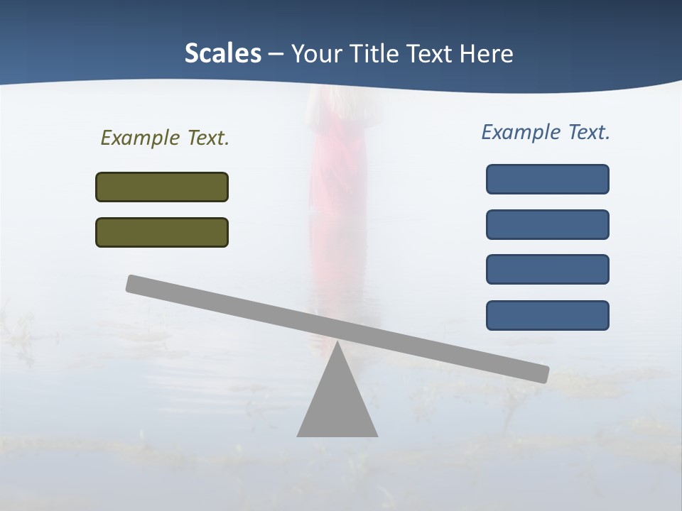 Red Dress Pleasure Sunlight PowerPoint Template