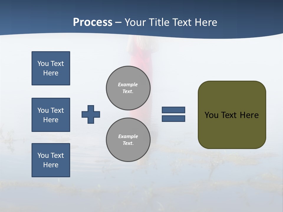 Red Dress Pleasure Sunlight PowerPoint Template