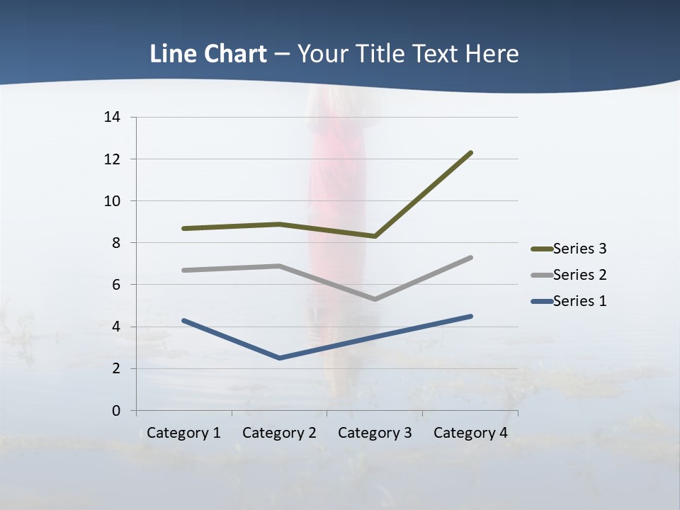 Red Dress Pleasure Sunlight PowerPoint Template