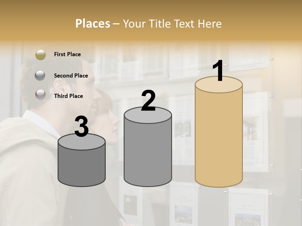 Casual Watching Observing PowerPoint Template