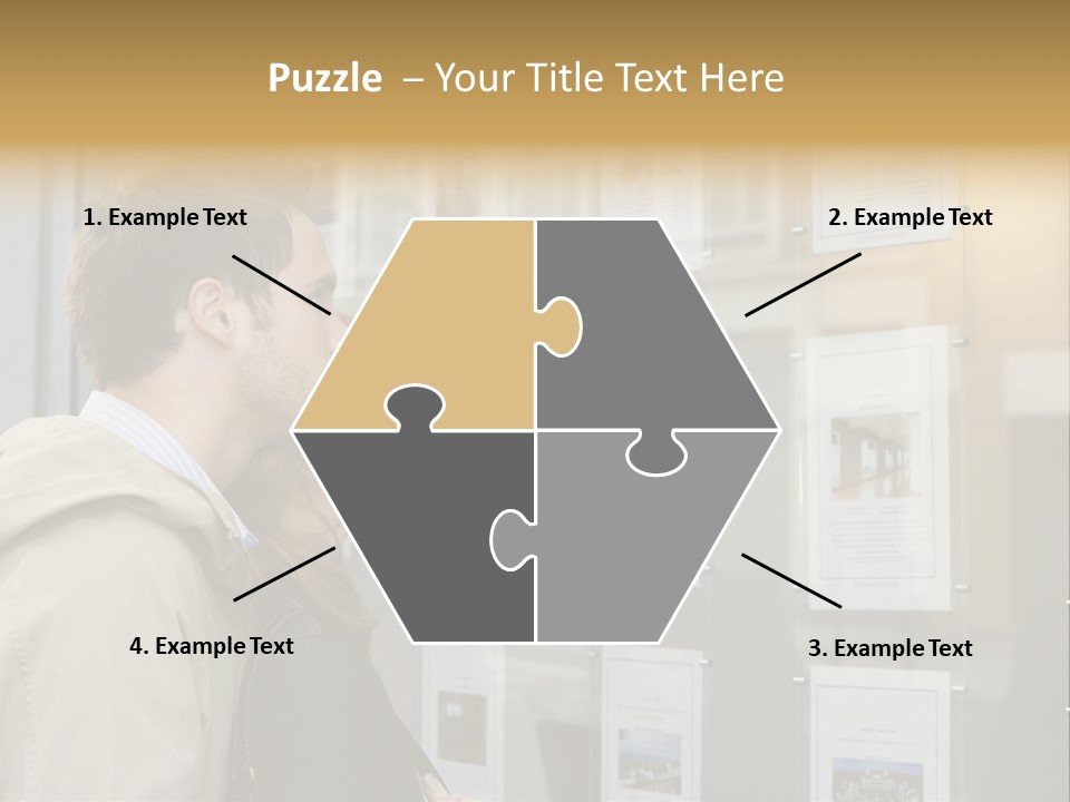 Casual Watching Observing PowerPoint Template