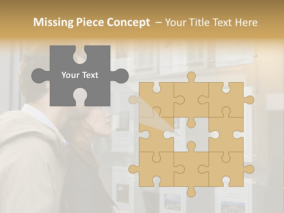Casual Watching Observing PowerPoint Template