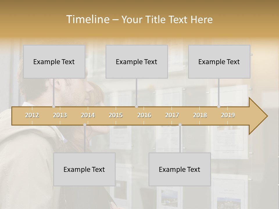 Casual Watching Observing PowerPoint Template