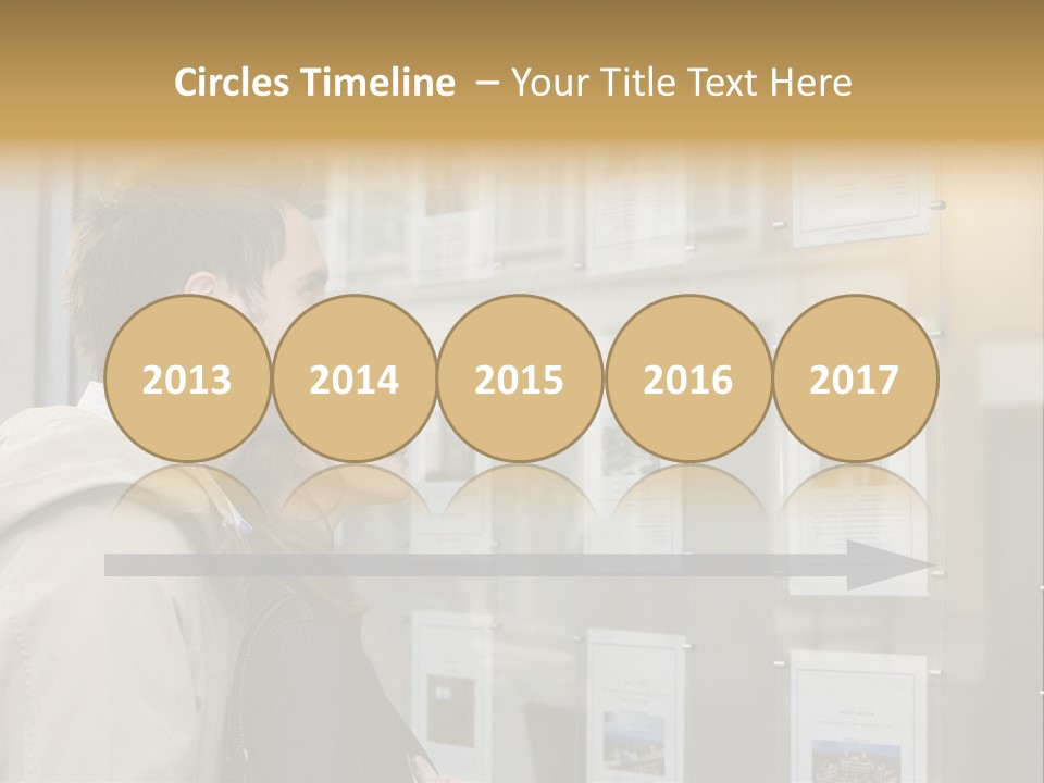 Casual Watching Observing PowerPoint Template
