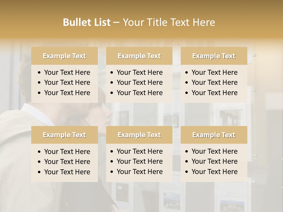 Casual Watching Observing PowerPoint Template