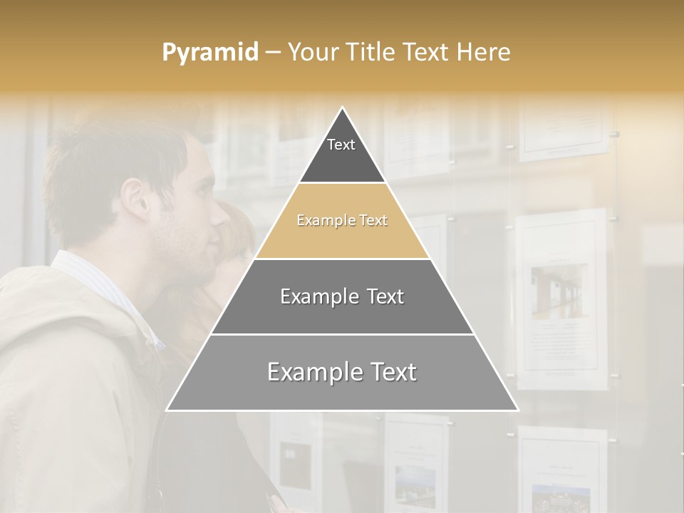 Casual Watching Observing PowerPoint Template