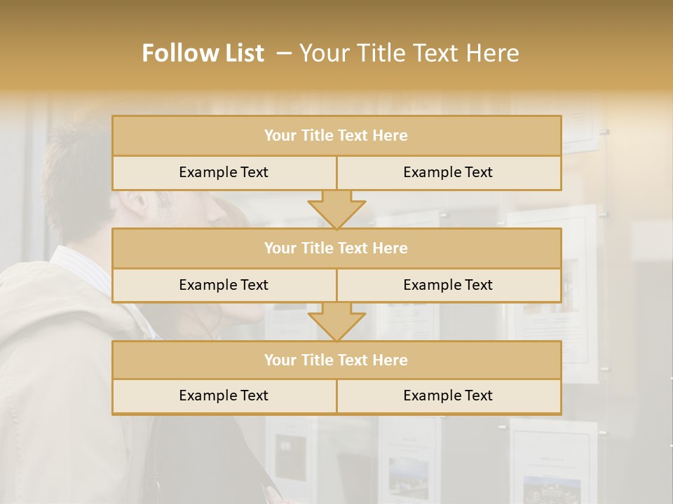 Casual Watching Observing PowerPoint Template