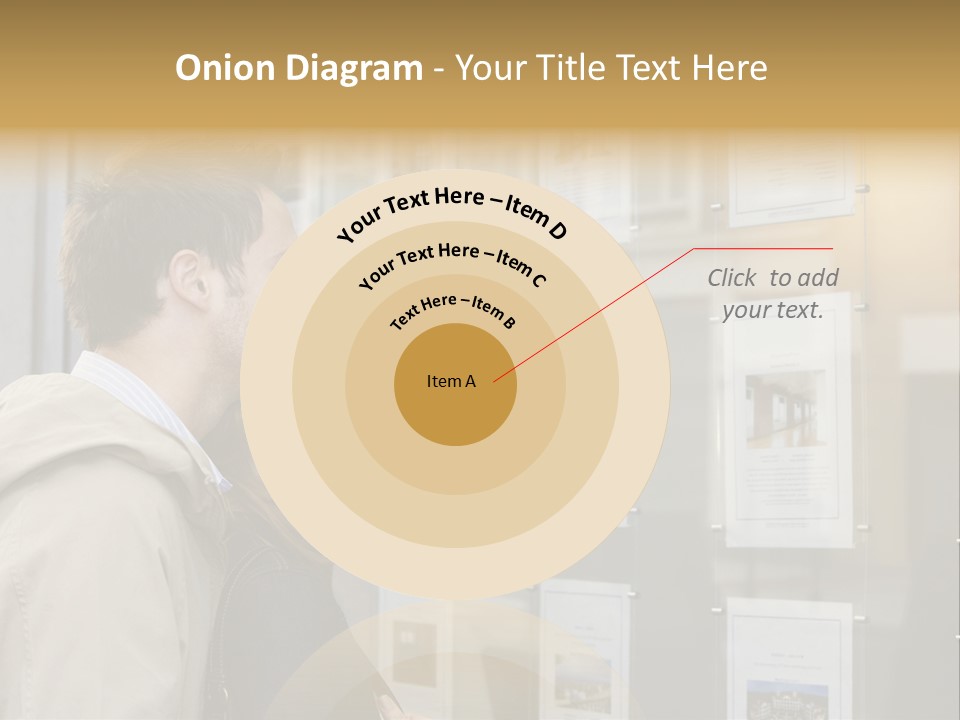 Casual Watching Observing PowerPoint Template