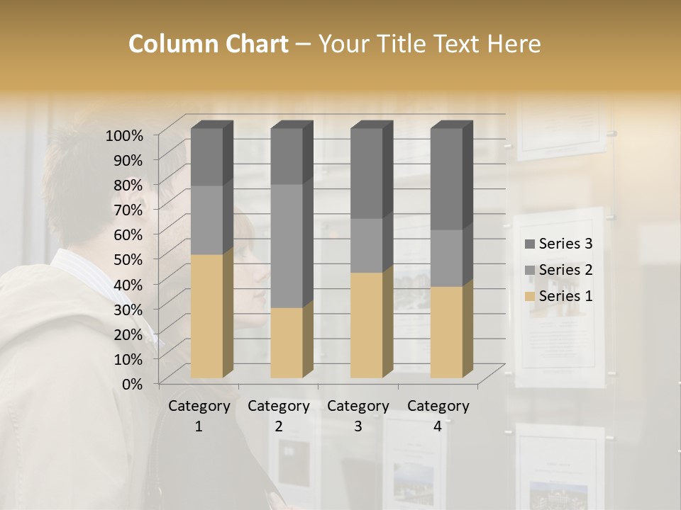 Casual Watching Observing PowerPoint Template