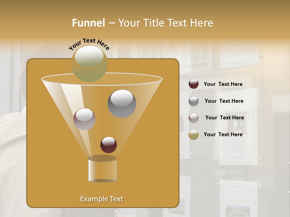 Casual Watching Observing PowerPoint Template