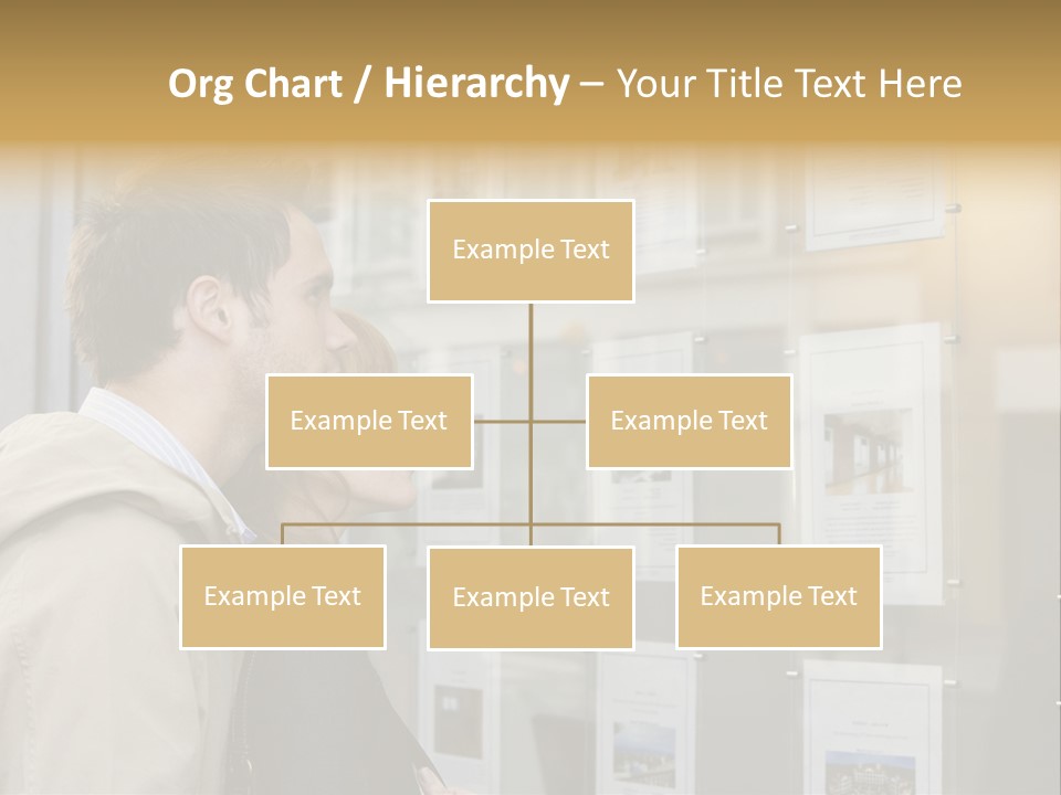 Casual Watching Observing PowerPoint Template