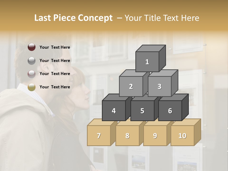 Casual Watching Observing PowerPoint Template
