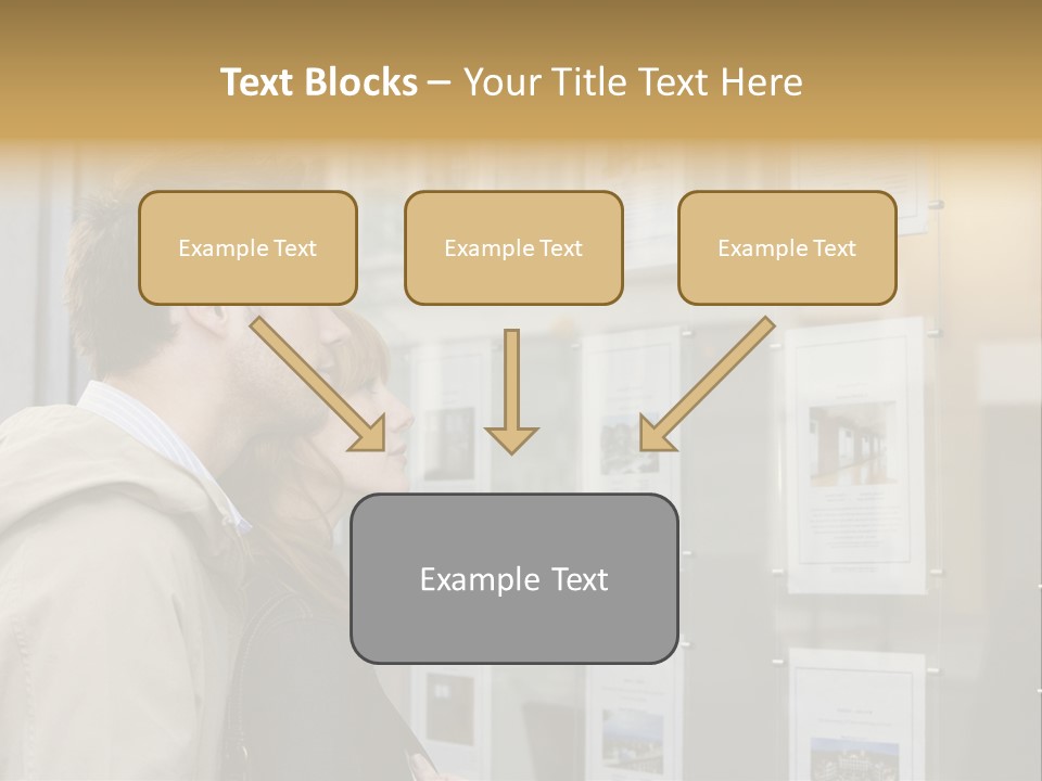 Casual Watching Observing PowerPoint Template