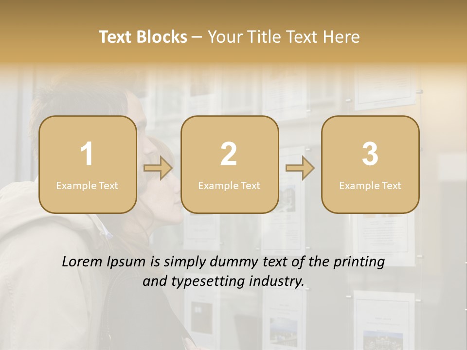 Casual Watching Observing PowerPoint Template