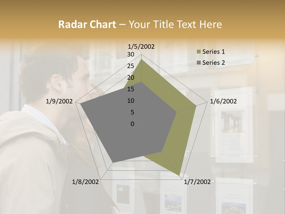 Casual Watching Observing PowerPoint Template