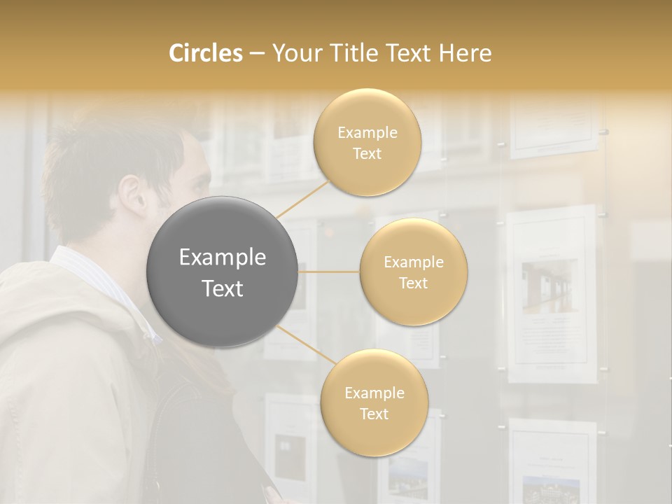 Casual Watching Observing PowerPoint Template