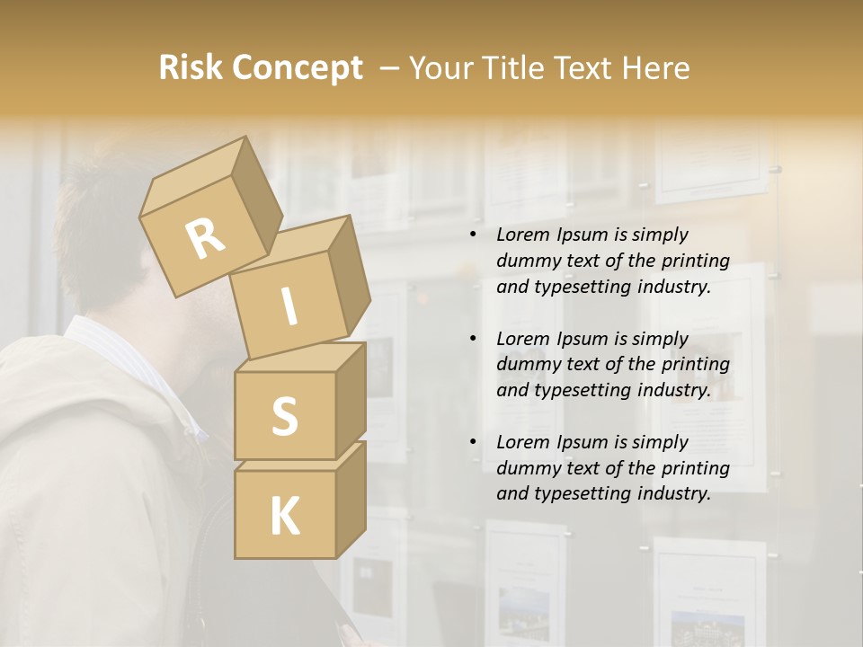 Casual Watching Observing PowerPoint Template