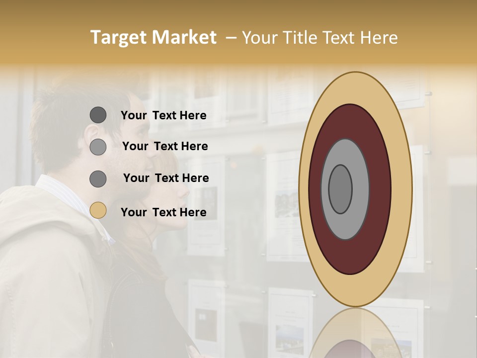 Casual Watching Observing PowerPoint Template