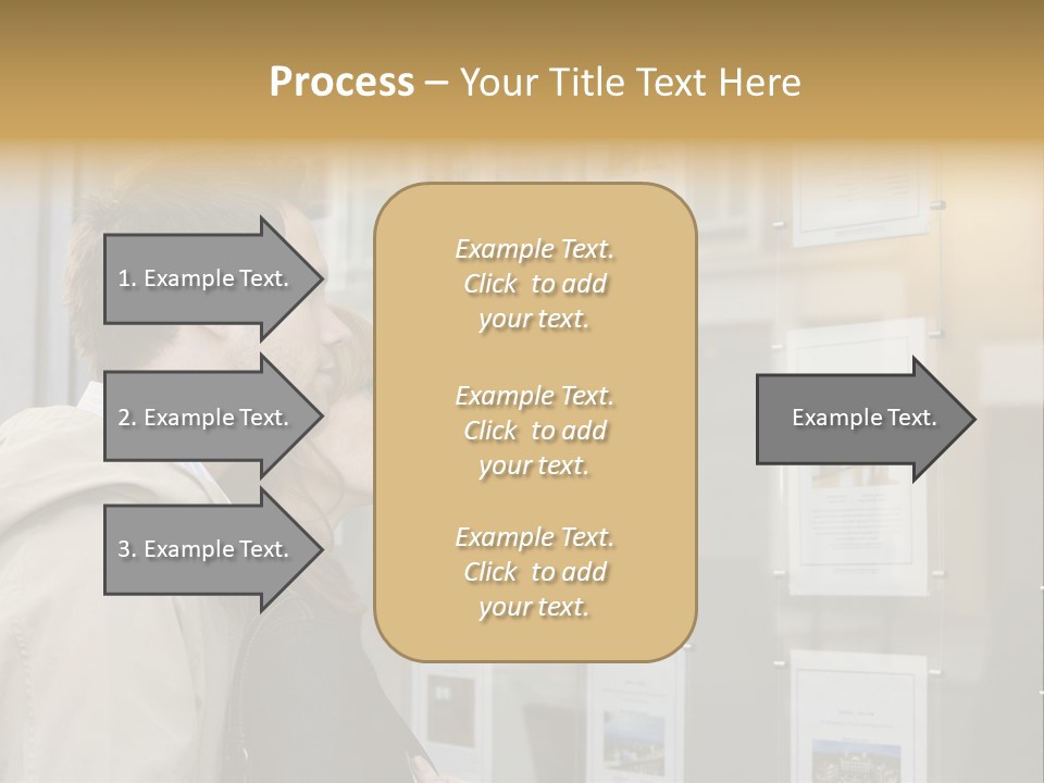 Casual Watching Observing PowerPoint Template