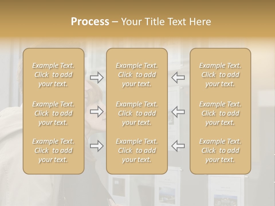 Casual Watching Observing PowerPoint Template