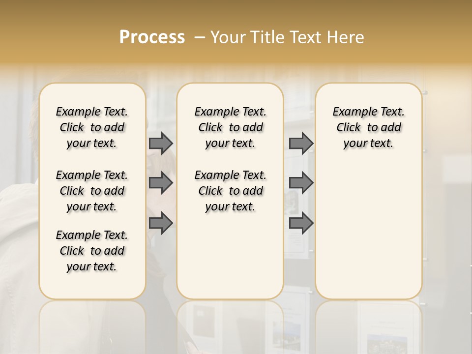 Casual Watching Observing PowerPoint Template