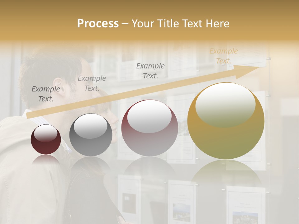 Casual Watching Observing PowerPoint Template