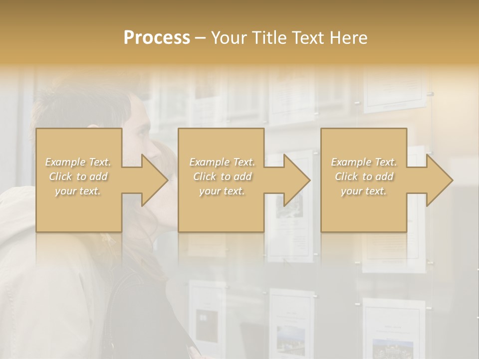 Casual Watching Observing PowerPoint Template