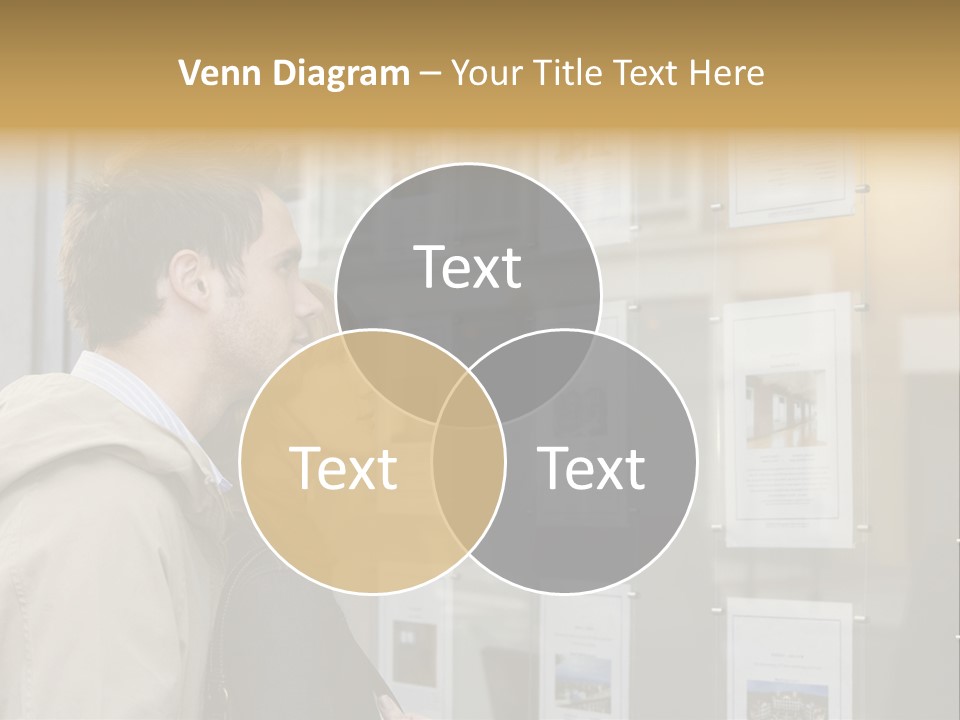 Casual Watching Observing PowerPoint Template