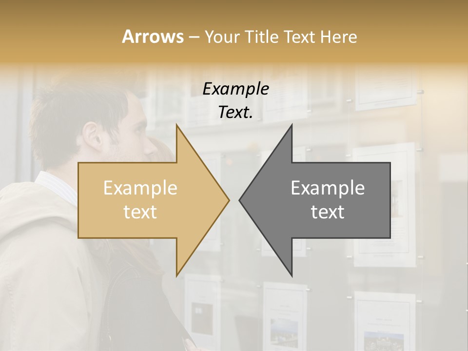 Casual Watching Observing PowerPoint Template