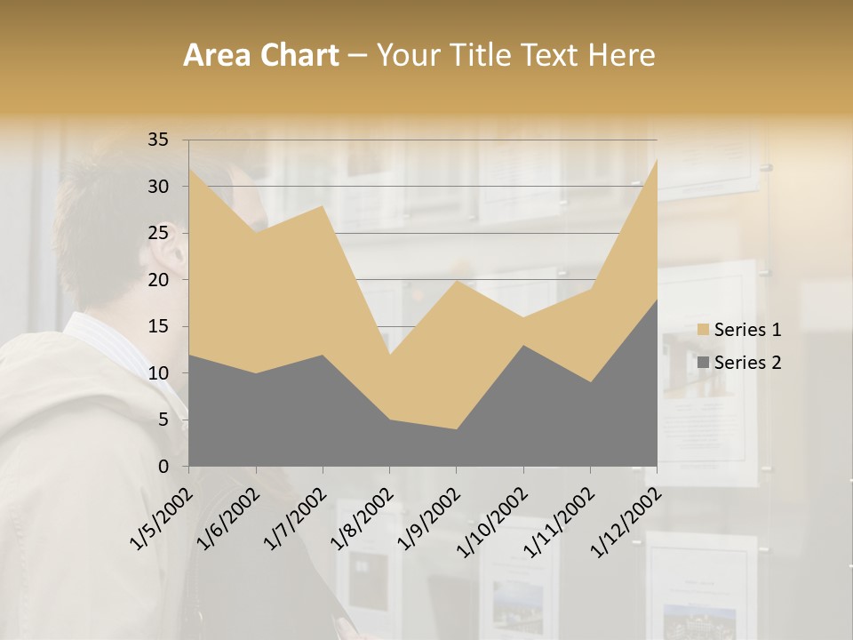Casual Watching Observing PowerPoint Template