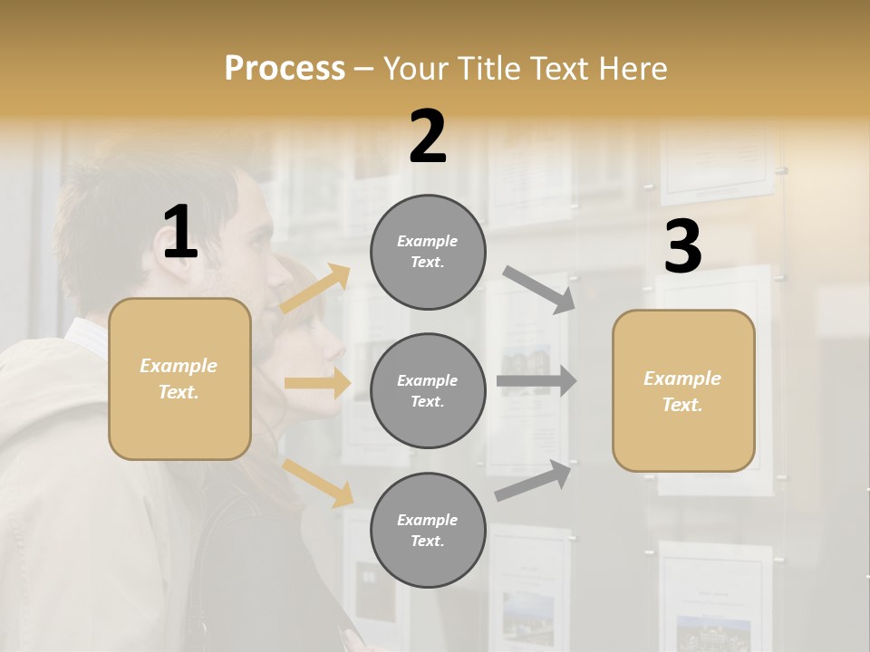 Casual Watching Observing PowerPoint Template