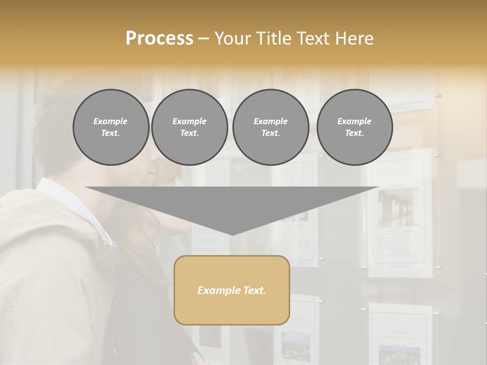 Casual Watching Observing PowerPoint Template