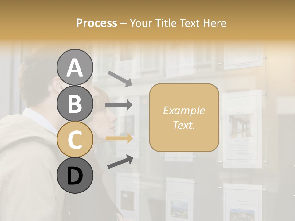 Casual Watching Observing PowerPoint Template