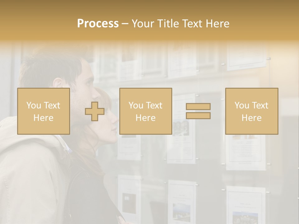 Casual Watching Observing PowerPoint Template