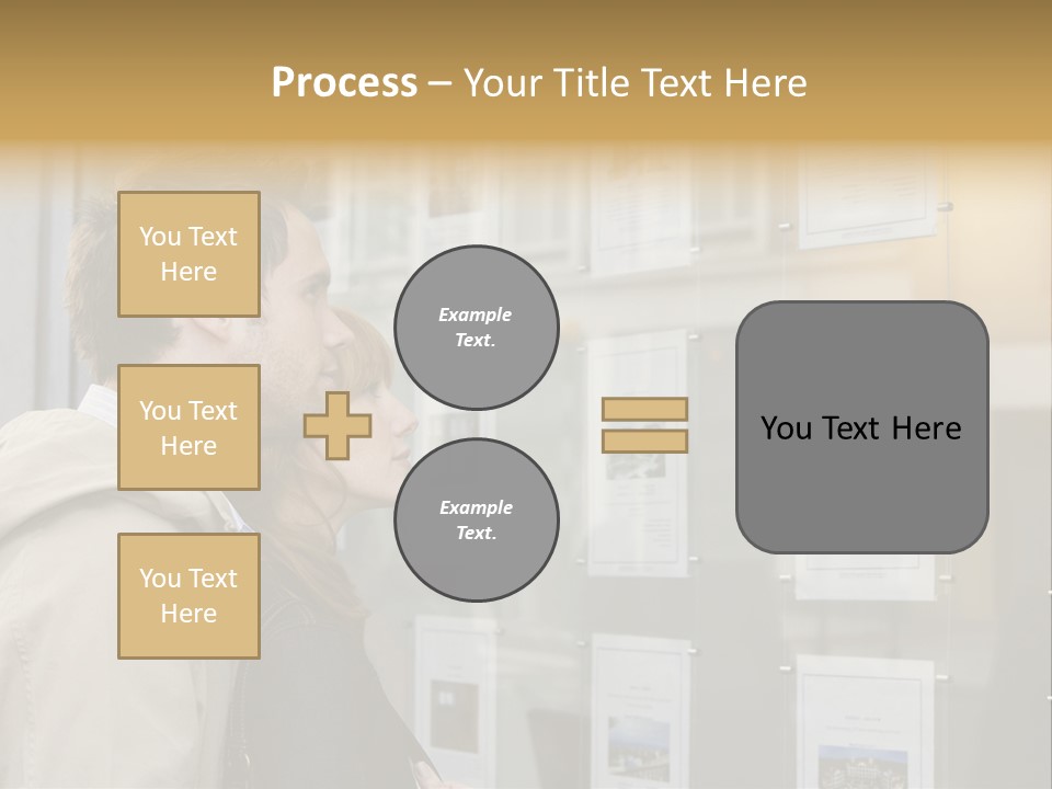 Casual Watching Observing PowerPoint Template