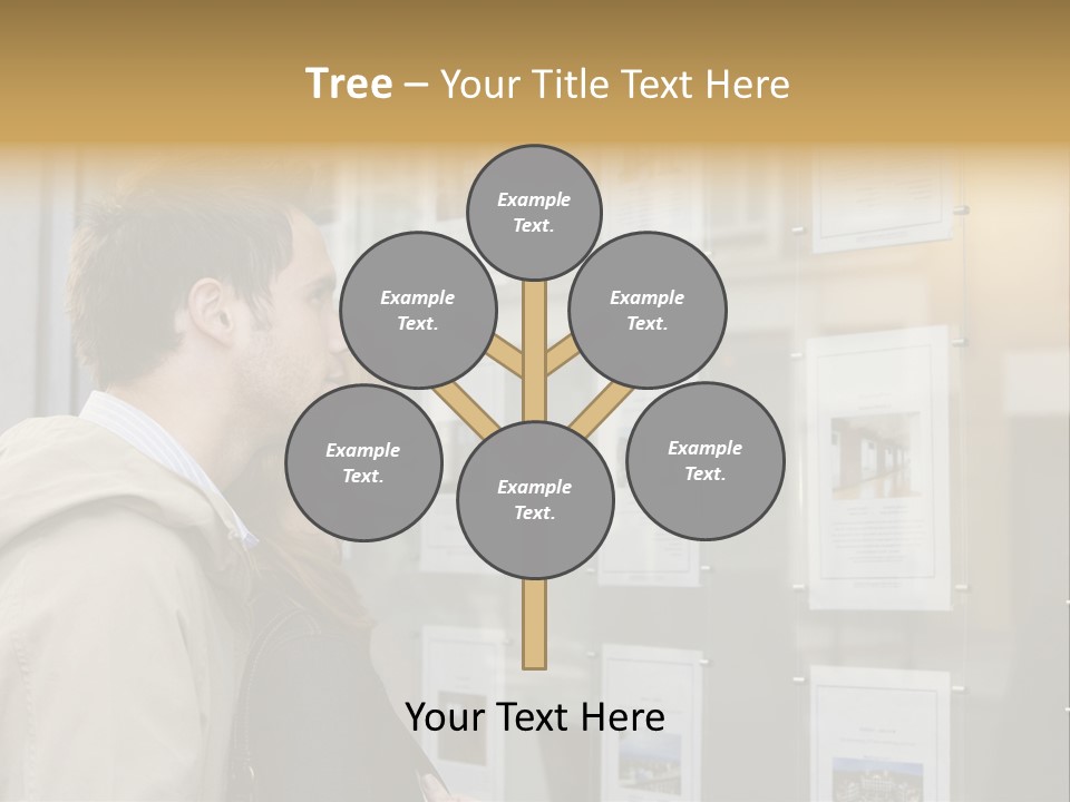 Casual Watching Observing PowerPoint Template
