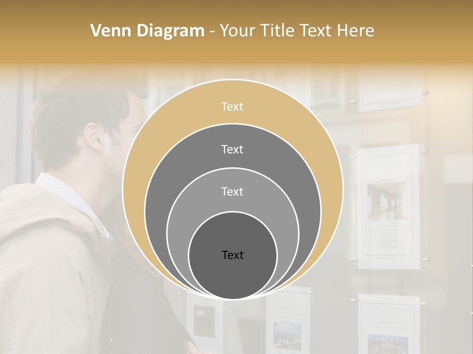 Casual Watching Observing PowerPoint Template